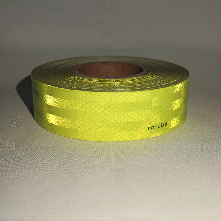 Ruban réfléchissant DOT C2 jaune fluo