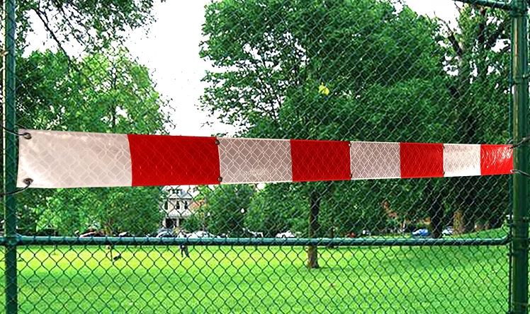 Nouveauté : Bande de panneau de clôture réfléchissante en PVC