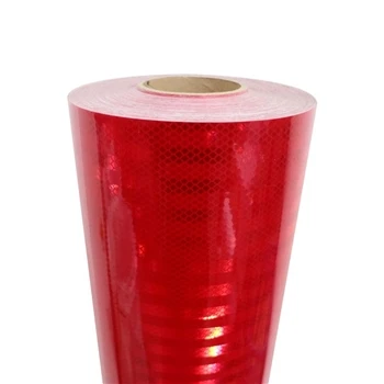 Feuille de plastique prismatique rouge