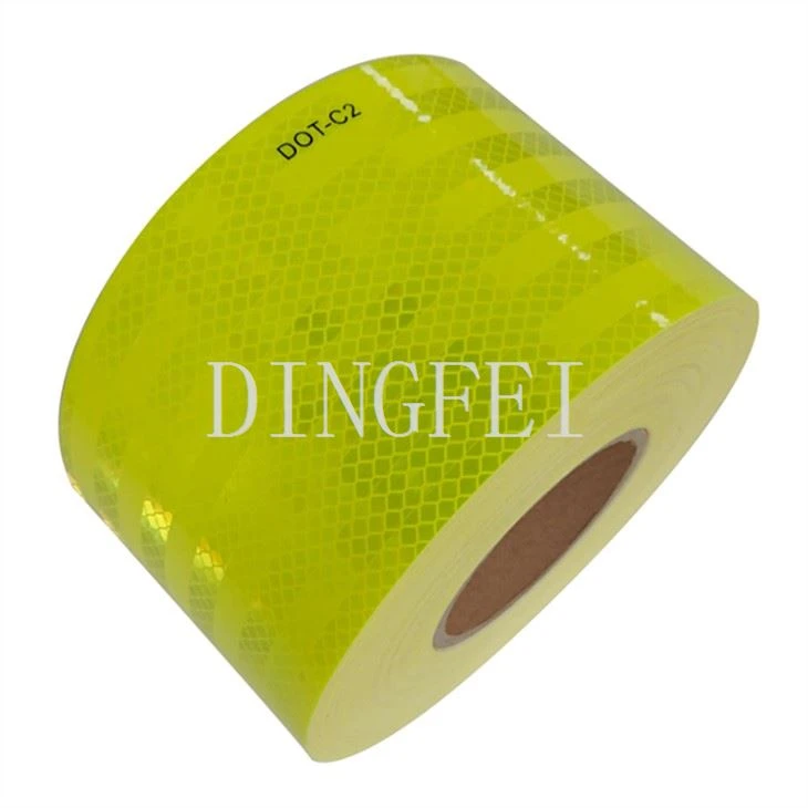 Neon Yellow Reflective Tape