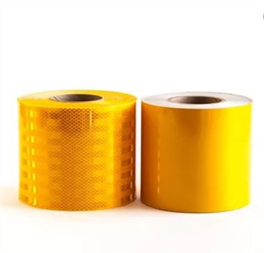 Usine de ruban réfléchissant jaune