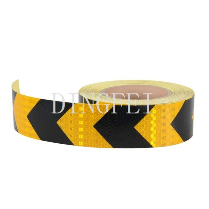 Yellow Black Reflective Tape