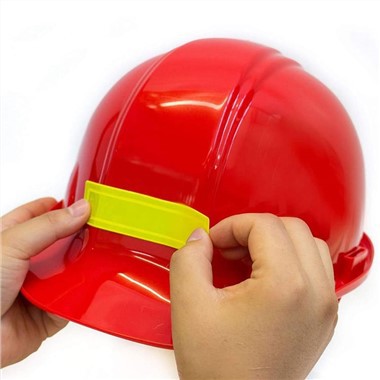 Autocollant de casque réfléchissant en PVC