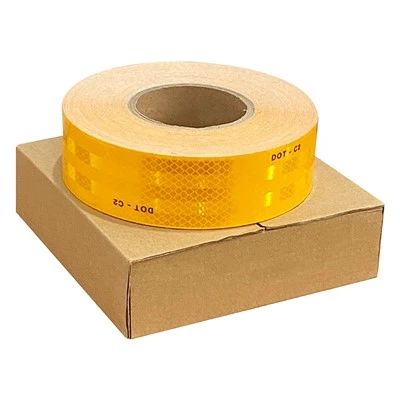 Bande réfléchissante jaune DOT C2
