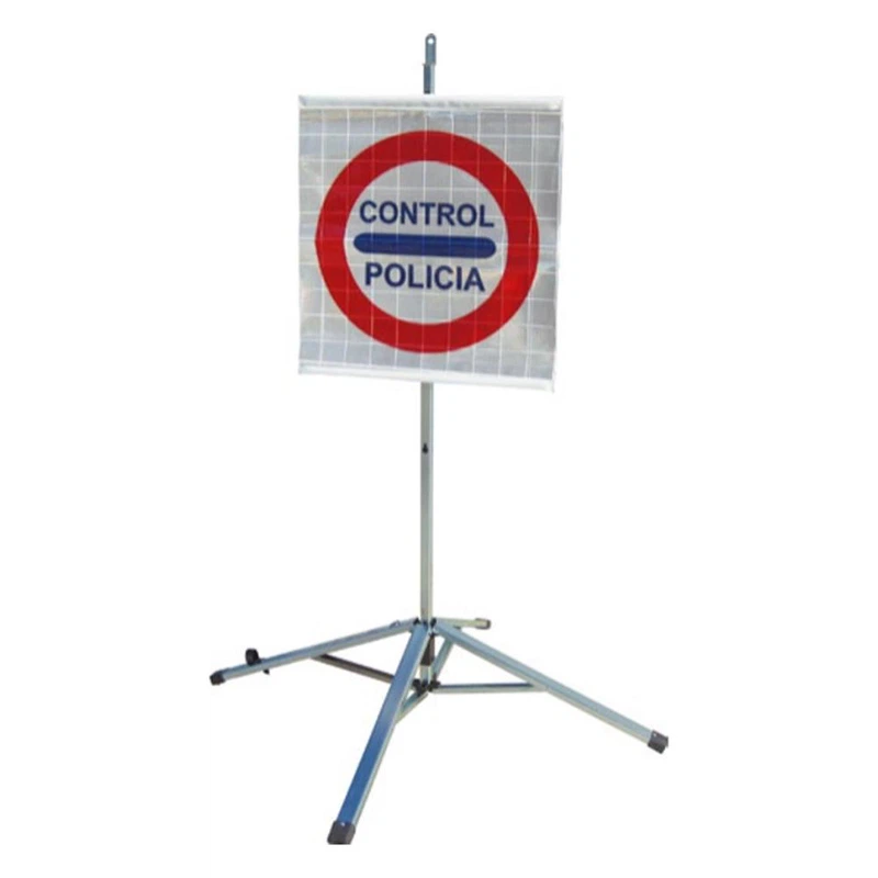 Control Policia Reflective Tripod Folding Warning Sign 12 Control Policia Reflective Tripod Folding Warning Sign 12