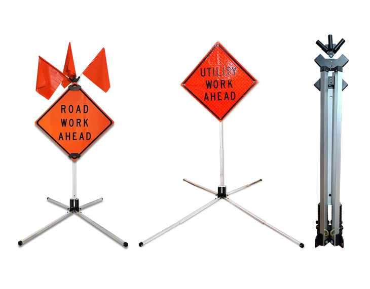 Single Spring Stand For Roll-Up Signs