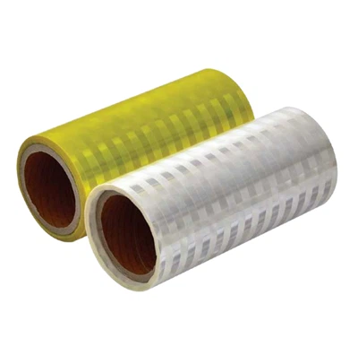 Feuille de PVC réfléchissante prismatique
